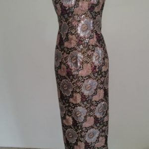 Brocade Evening Dress, maxi