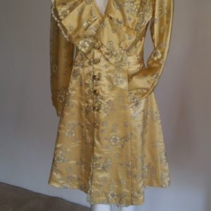 Yellow and Silver Dress Coat