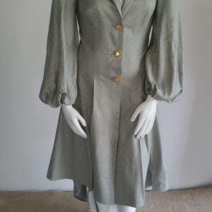 Green-Gold Wool Coat
