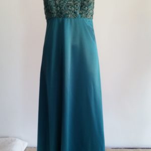 Long Green Evening Dress