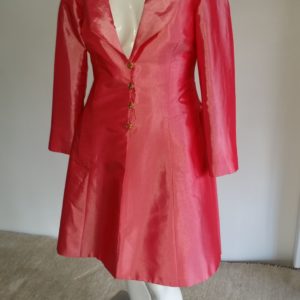 Pink Tafetta Coat